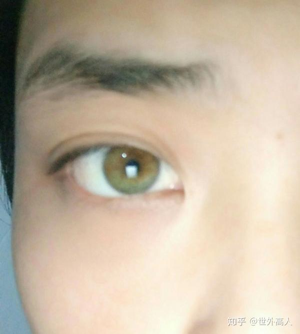 有和我一样天生绿眼睛的中国人么?