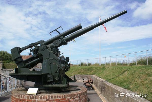 二战qf37英寸高射炮英国主力大口径防空炮