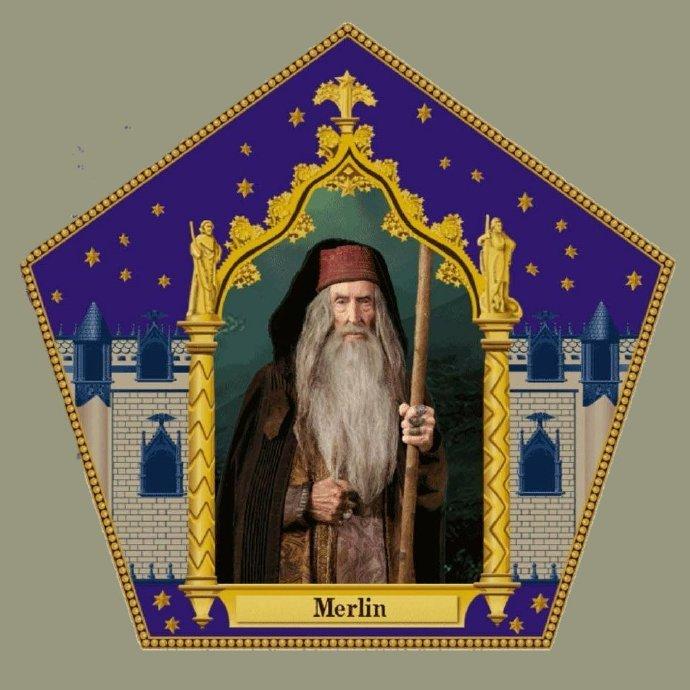 hp官设巧克力蛙卡片故事梅林merlin