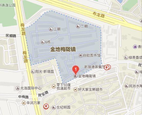 龙华红山片区【金地梅陇镇四期】123.8平米,大3房,售550万,满两年