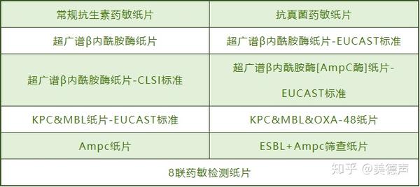 药敏纸片纸片法药敏试验检测