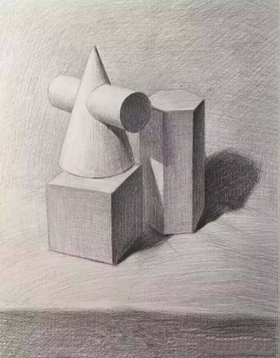 素描几何形体起形结构大全