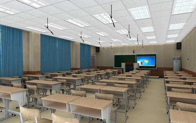 郑州学校功能室装修录播教室设计开启互动教学
