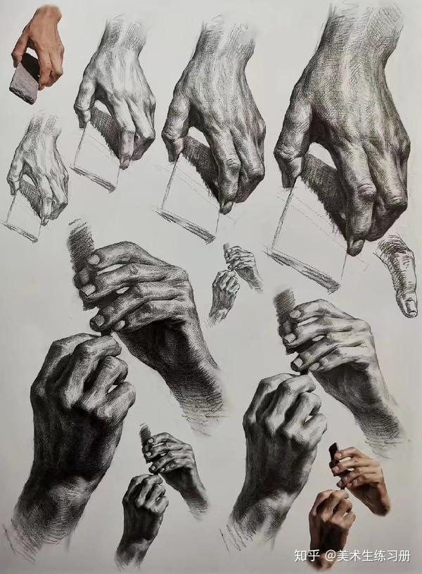 手部素描 - 知乎