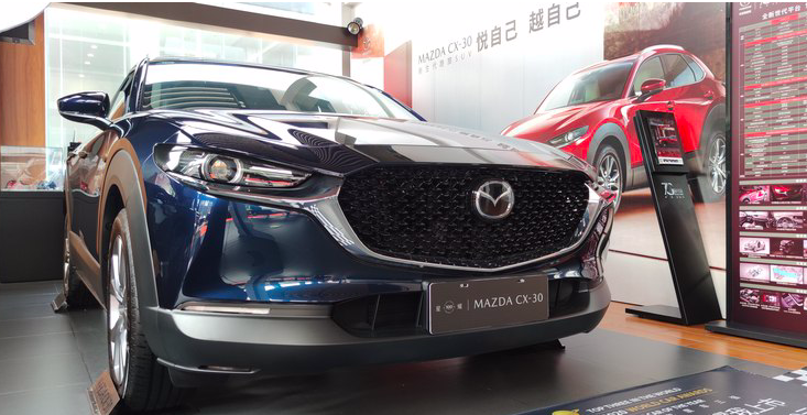 马自达2020款新车,2020款马自达2新款上市 2020款马自达cx-30到店!晶钻蓝色涂装很精致,配2.0l 膝部气囊
