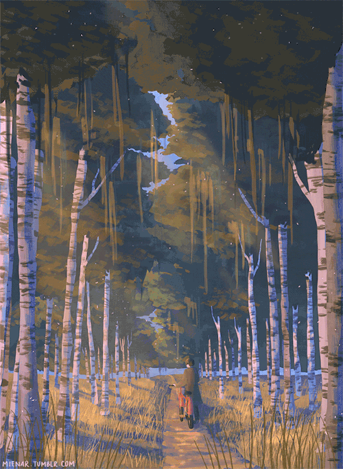 治愈插画师miena告诉我独处是一个人的盛世清欢