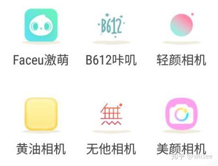 【app测评分析】美颜相机:faceu,b612,轻颜,无他,美颜