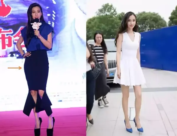 我身高165,可是身材比例55身,腰长腿短,特别是小腿短