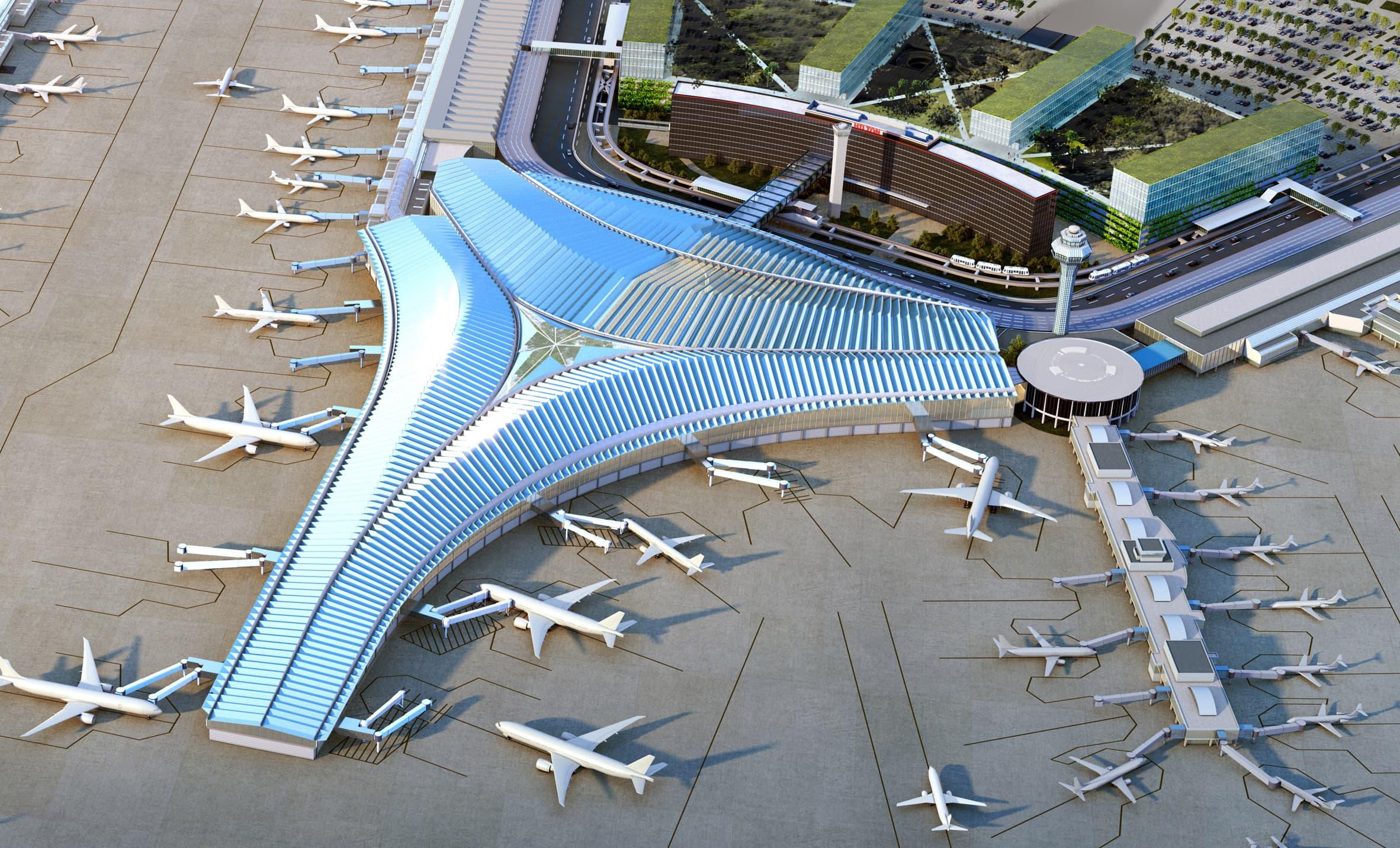 芝加哥奥黑尔国际机场重新发展
