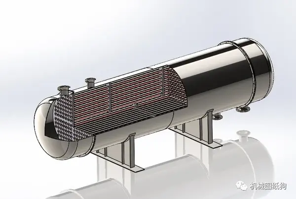 工程机械heatexchanger热交换器模型3d图纸step格式