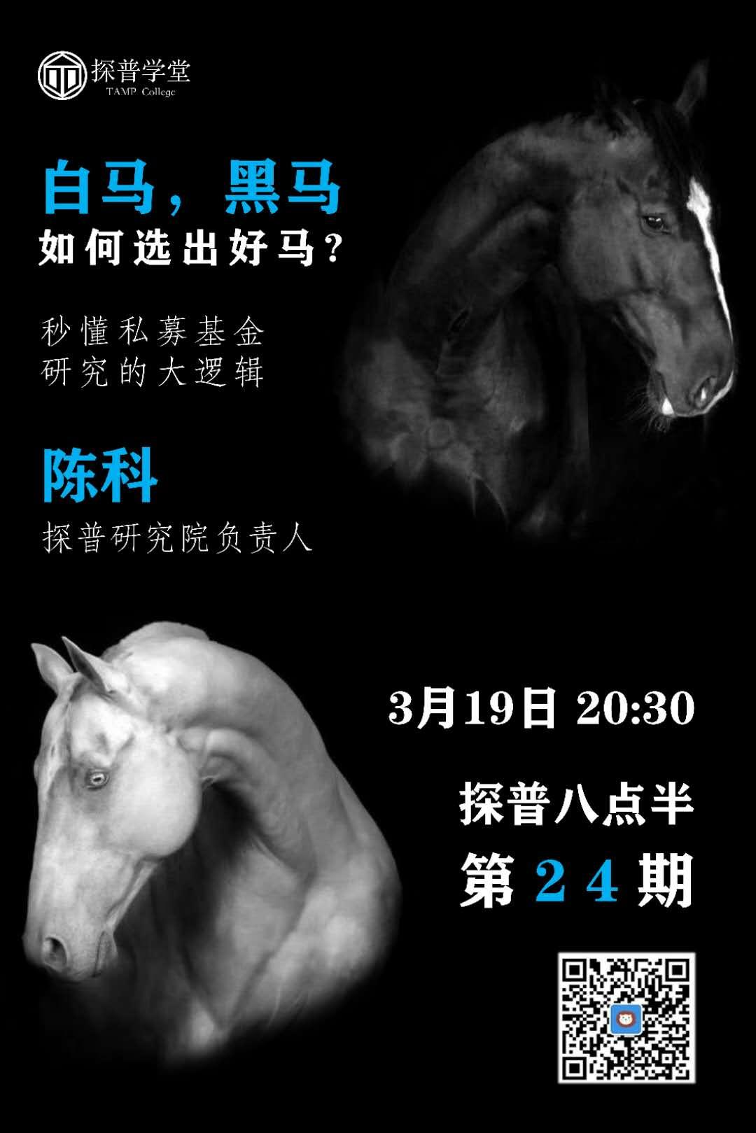 《白马,黑马-如何选出好马?》