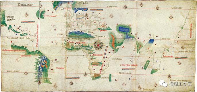 38期瓜分世界的教皇子午线上记1502年坎帝诺世界地图