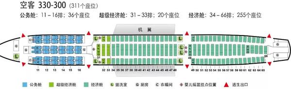 $1814起 公务舱 温哥华转机:$4642 机型介绍 实际承载加航空客330-300