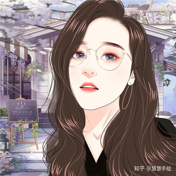 高清手绘头像女生唯美简约 超唯美手绘女生 手绘头像女简单干净