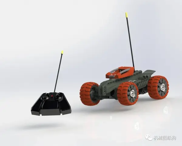 【rc遥控车】car 2943遥控玩具车模型3d图纸 solidworks设计