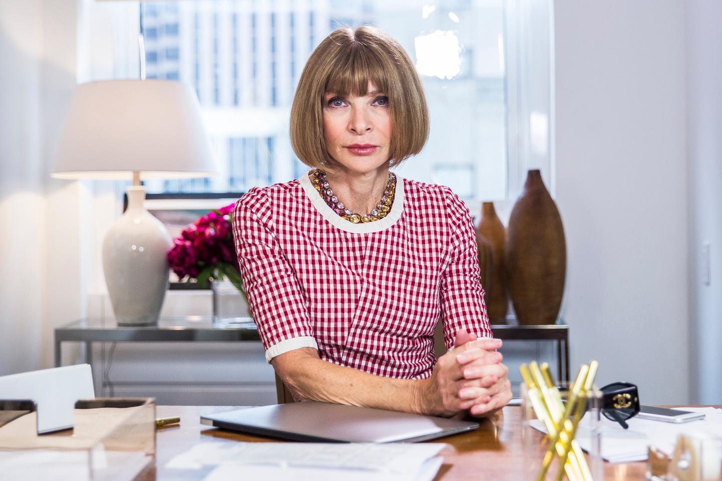 浓郁艺术|anna wintour大印花穿搭推荐