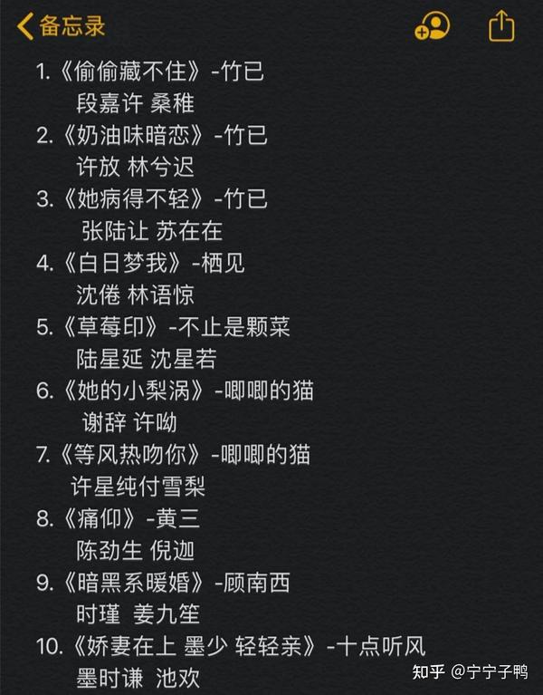都是小甜文鸭 真的绝绝子,段嘉许就是我心中的top1 而且 看完了也要