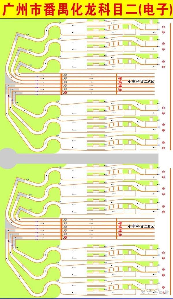 2021年广州番禺化龙科目二经验分享与考试注意事项(练