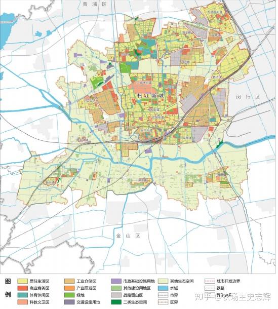 松江区总体规划,松江新城为上海重点建设的五大新城之