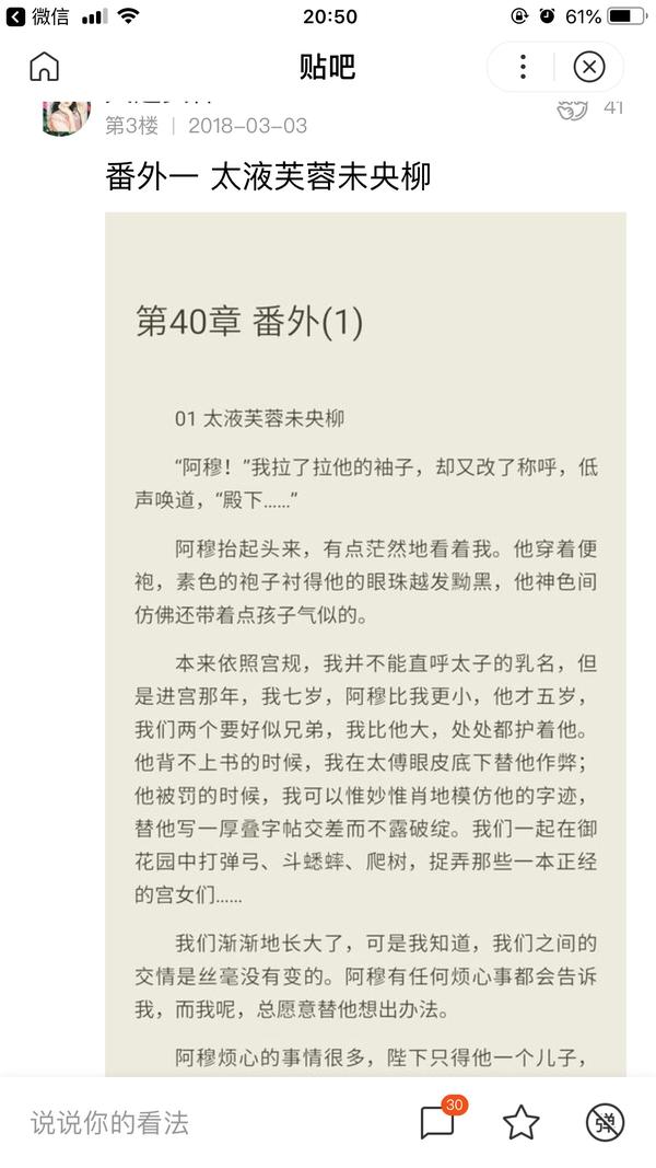东宫有真正的番外吗?