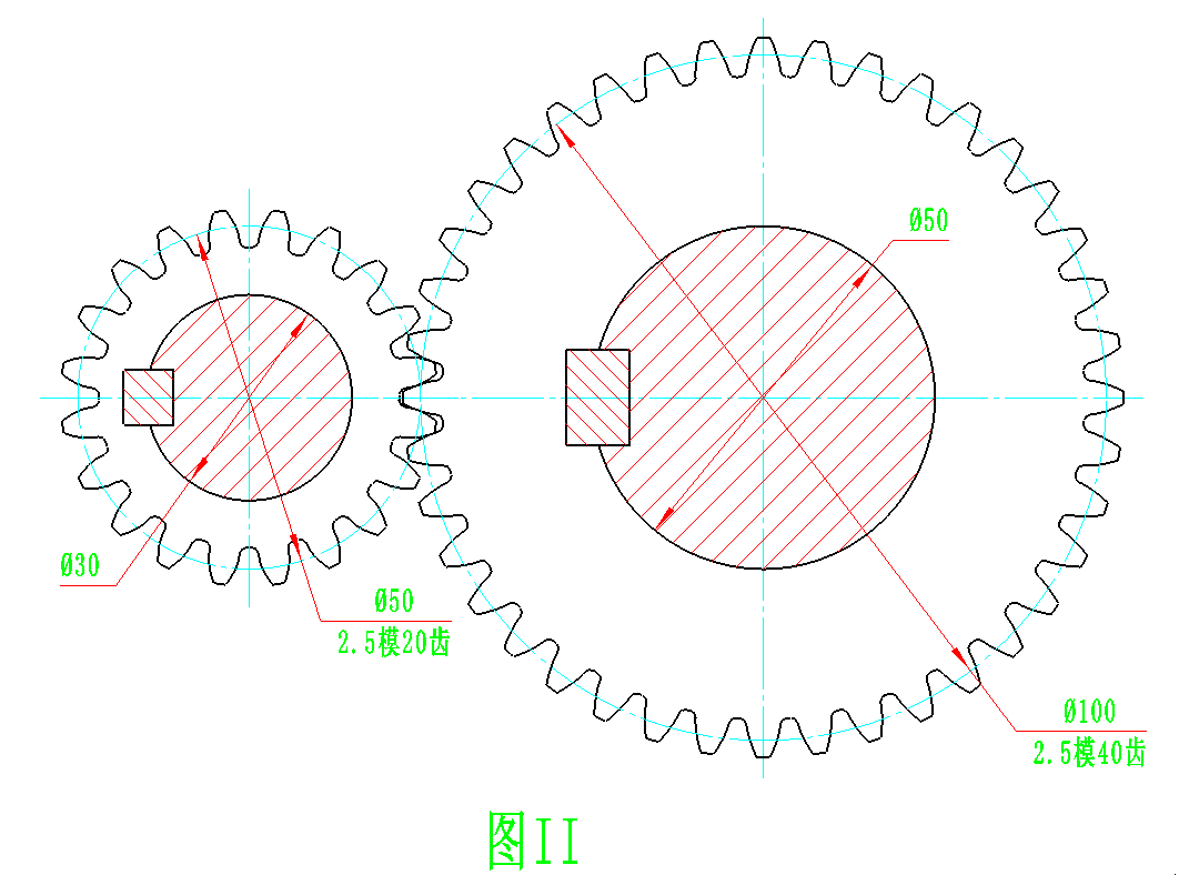 齿轮传动已知转速和传动比可以求出齿轮的分度圆吗