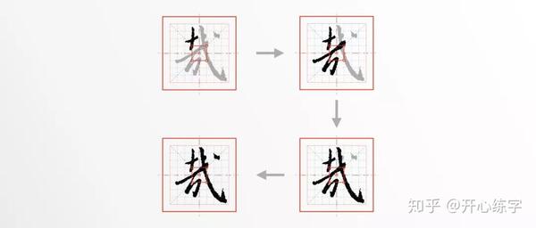 哉(2-0227)|学习王羲之行书,硬笔临《圣教序》|每日精进