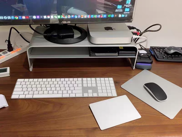 白领办公室桌面神器电脑显示器增高收纳架usb充电功能