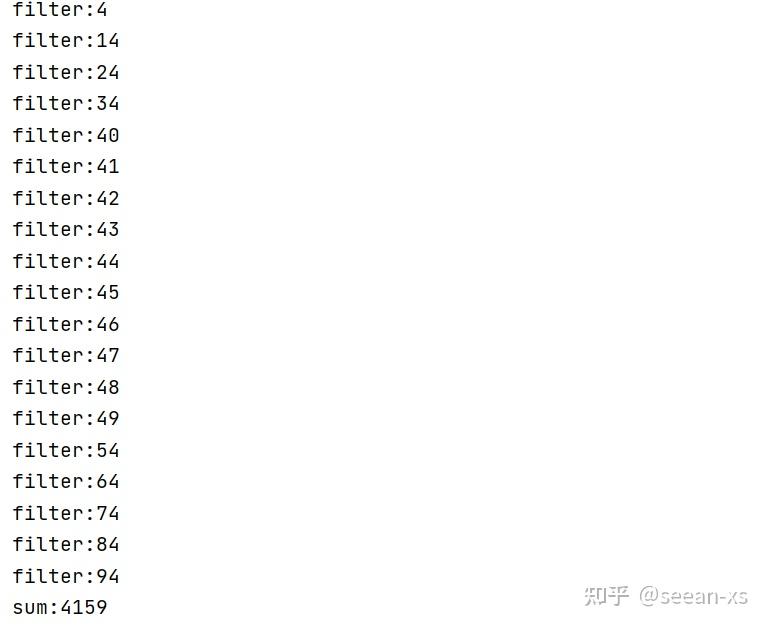 用java计算1加到100的和要求跳过所有带4的数字