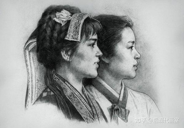 中国知名素描人物