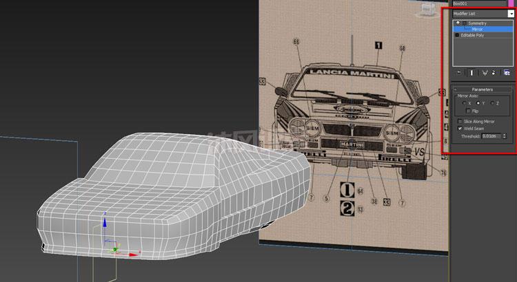 翻译国外教程3dmax汽车建模教程七