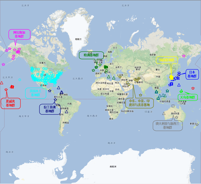 美国全球军事基地分布-2
