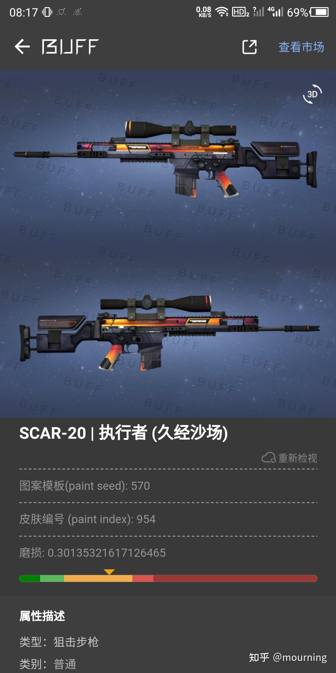 csgo皮肤购买时监视图哪边是持枪面啊?