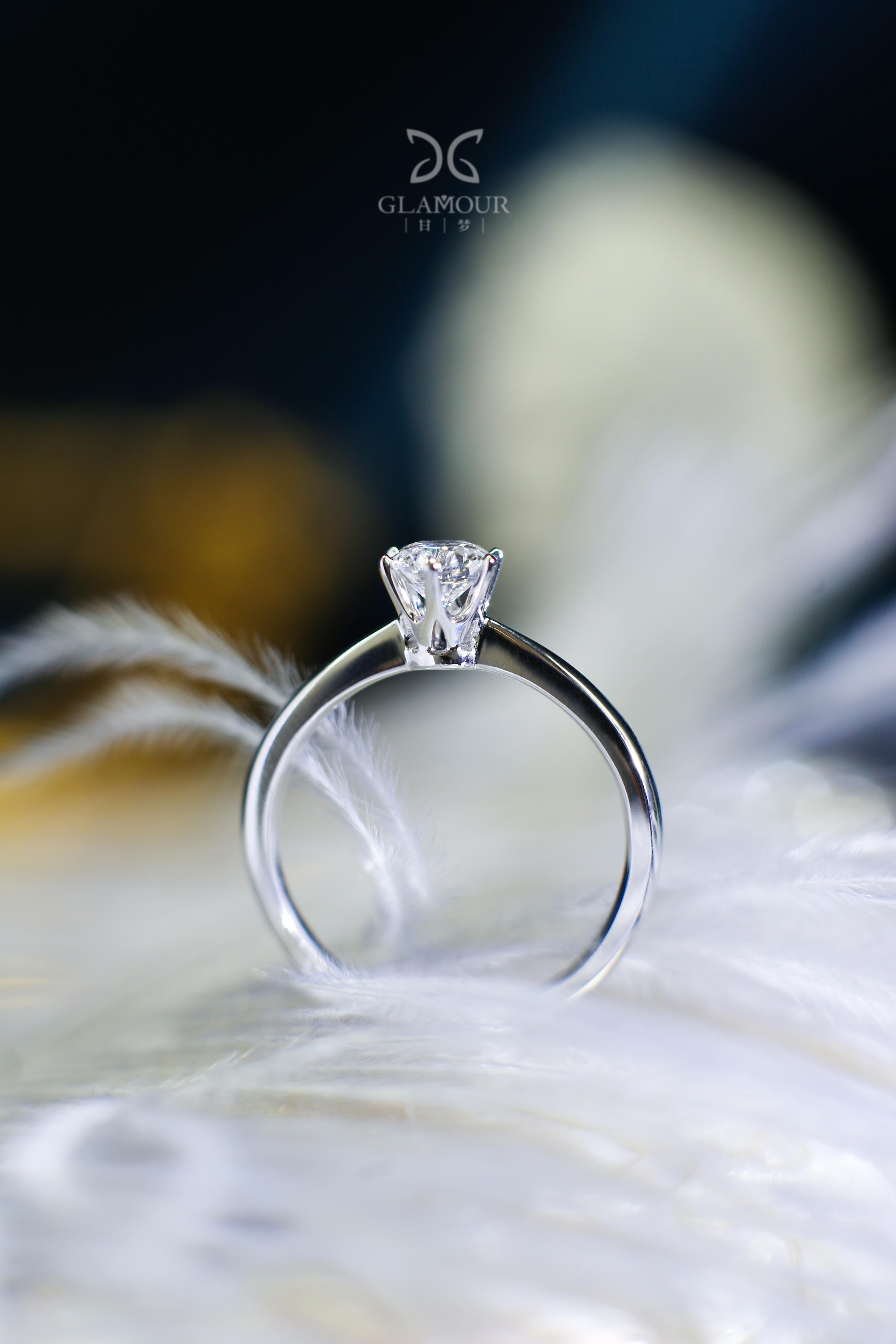 六爪婚戒经典到爆|客定钻戒分享