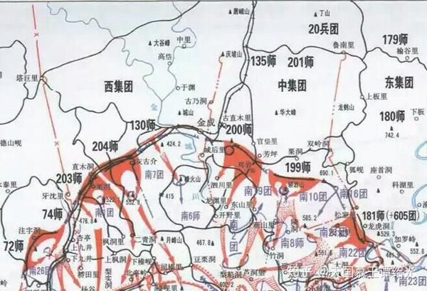 西集团将主要进攻地段选在栗洞,灰古介东高地地段,便于集中兵力火力和图片