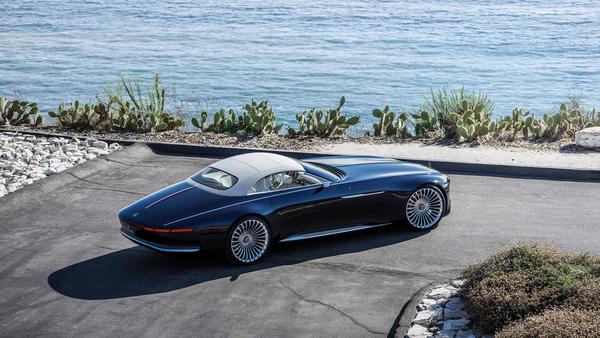 maybachvision,maybachsuv vision mercedes-maybach 6 敞篷版的设计语言非常有特点.