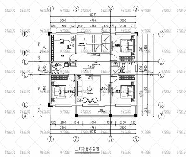 120平米三层农村自建房