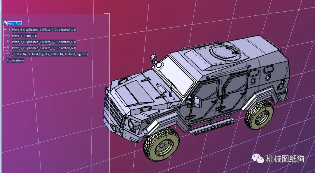 其他车型Gurkha轻型装甲车模型3D图纸 STEP格式 知乎