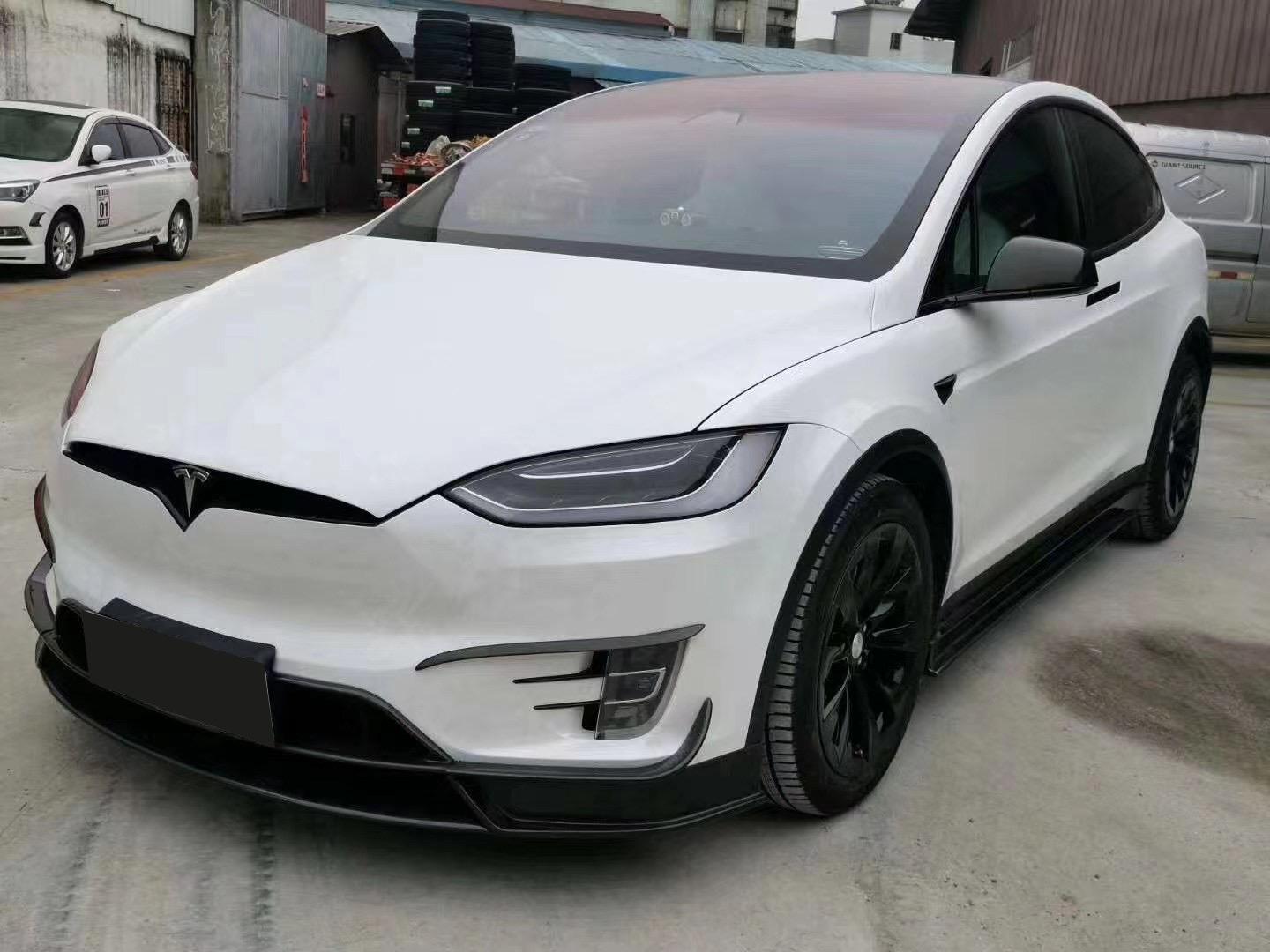 特斯拉MODEL X,特斯拉MODEL3 特斯拉modelx毛豆x改装revozport碳纤维小包围前铲后唇侧裙尾翼升级上