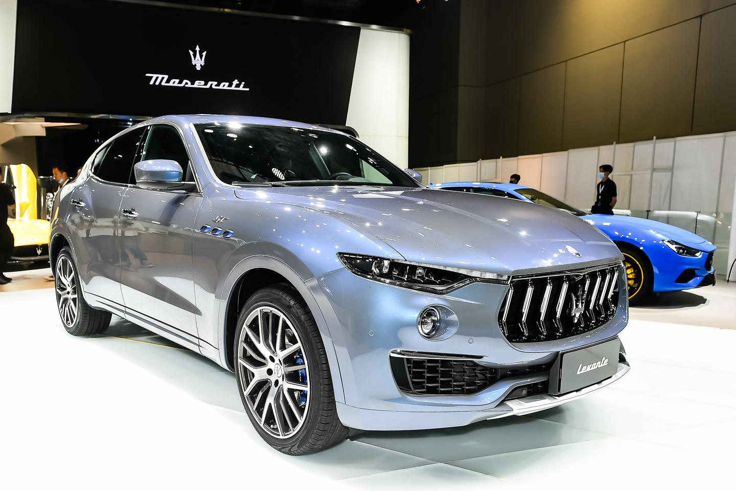 2021上海车展:家族首款混动suv 玛莎拉蒂levante hybrid图解