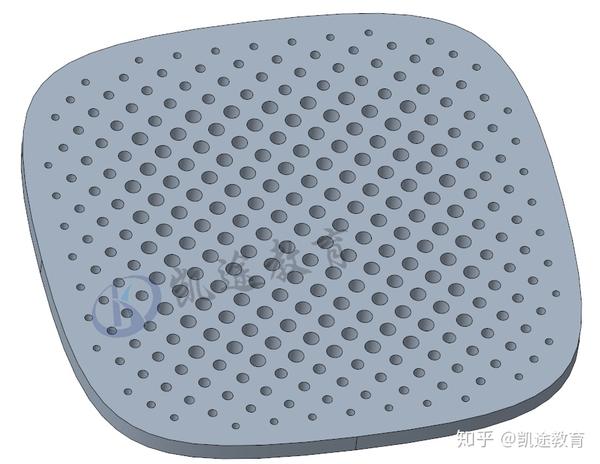 creo小米音箱渐变阵列孔