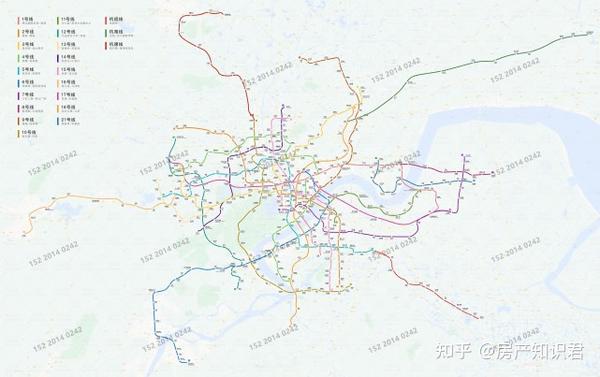 杭州市城际轨道交通线网图(远景2035 /规划2025 /已开通运营版),值得