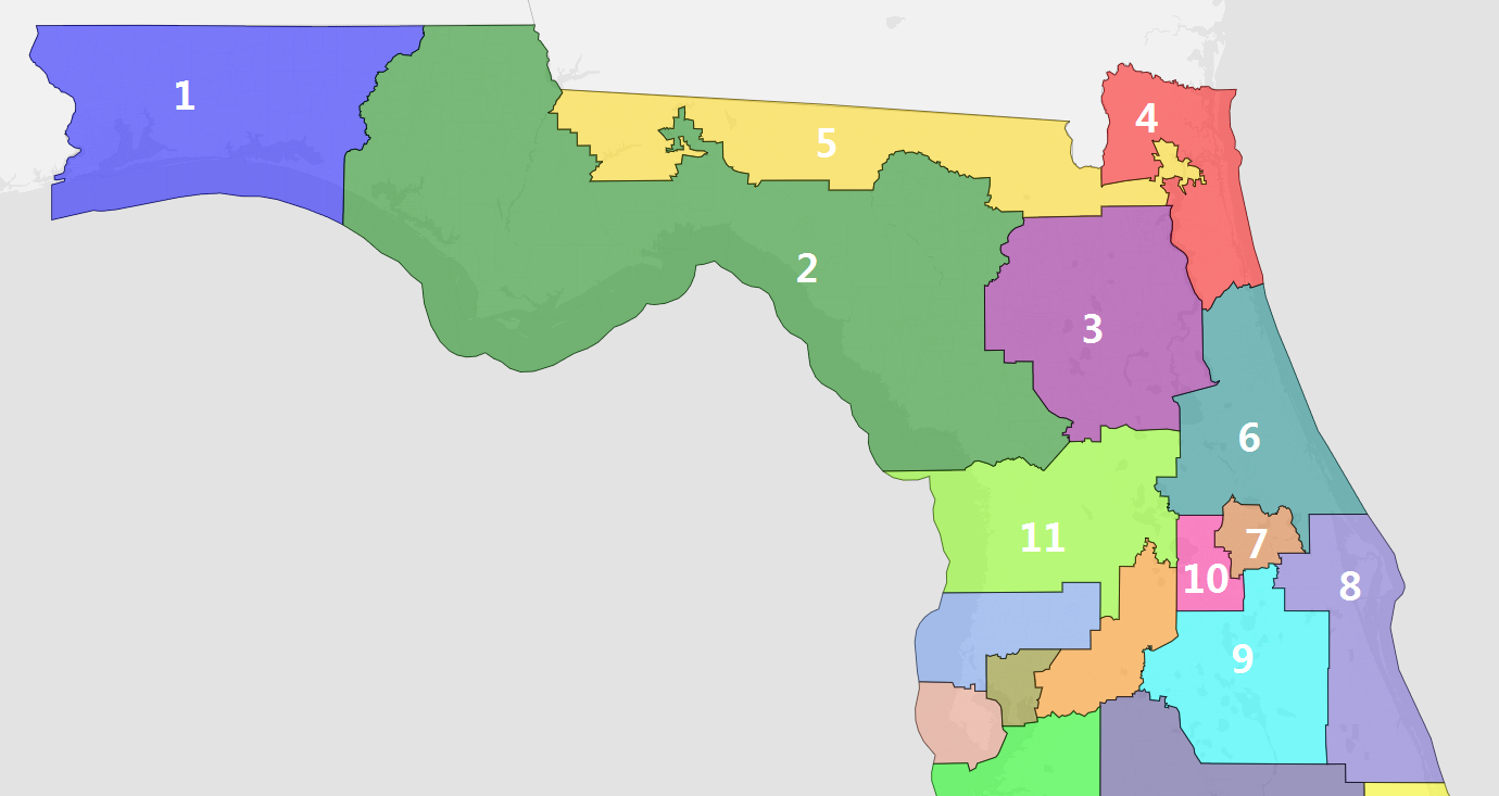 佛罗里达州选区重划前瞻