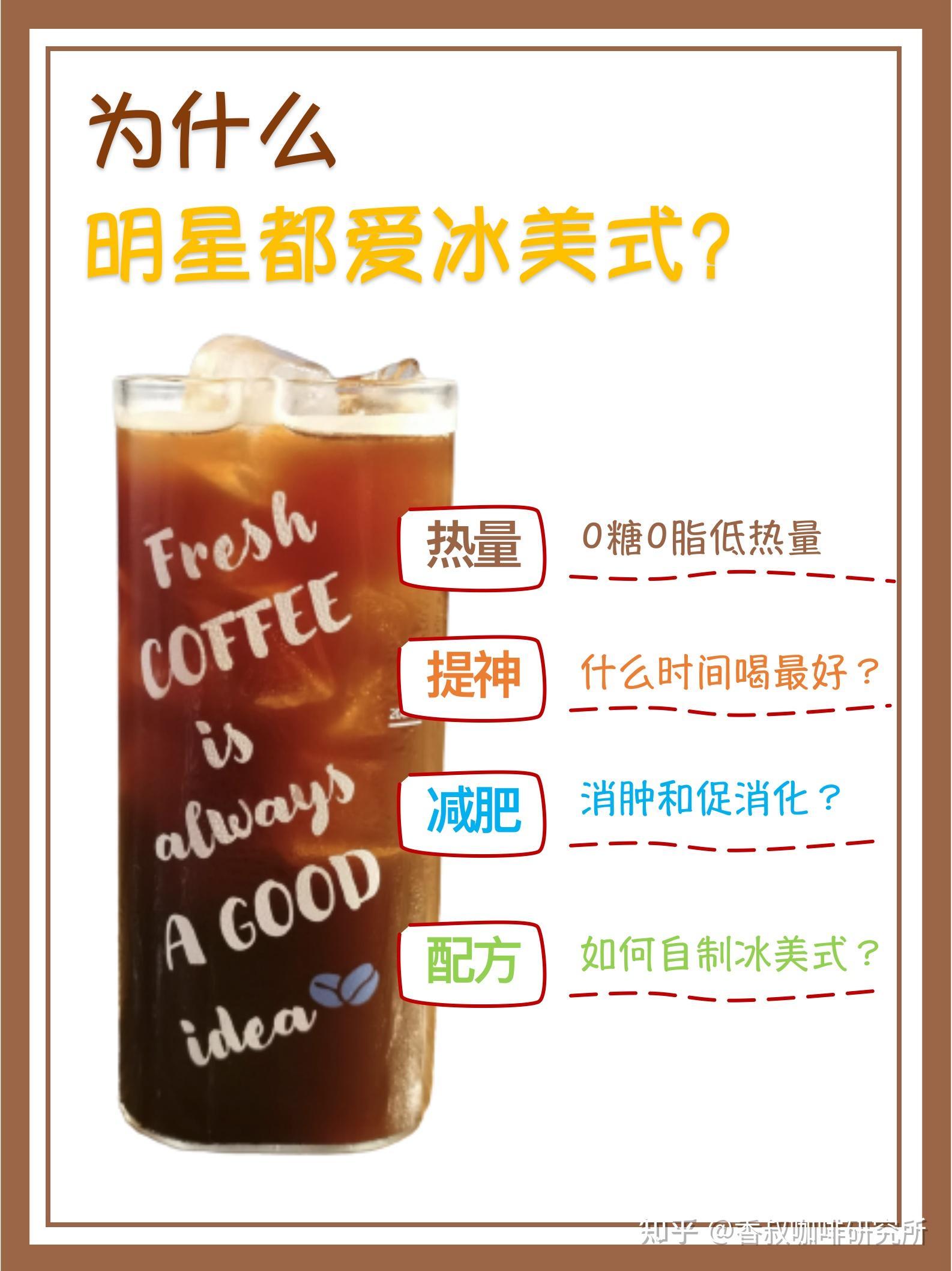为什么明星爱喝冰美式