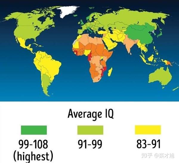 《种族智力的差异:一种进化分析》的新书,总结出不同地区人种智商的