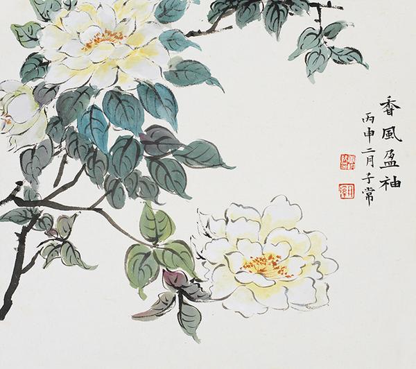 茉莉 34cm×34cm