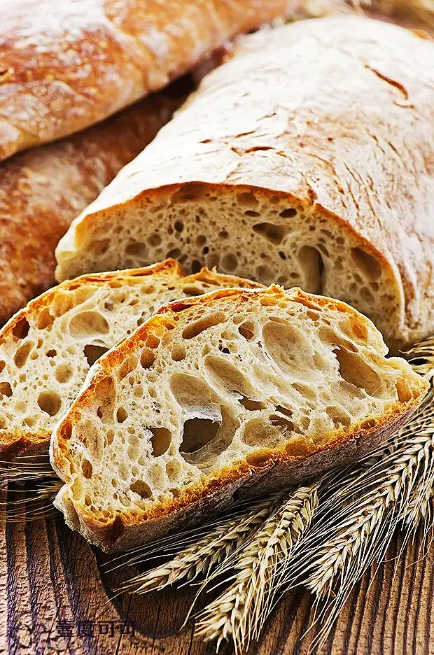 干货分享来自意大利的ciabatta简单的酸味脆皮夏巴塔面包制作