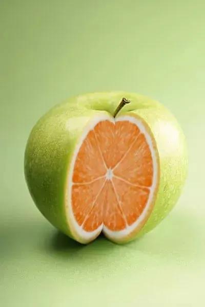 ps合成图片:苹果橙子-庞姿姿