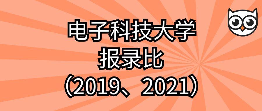 电子科技大学报录比20192021