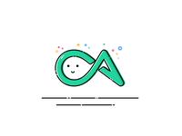 「设计」10分钟画一个mbe风格的酷安logo