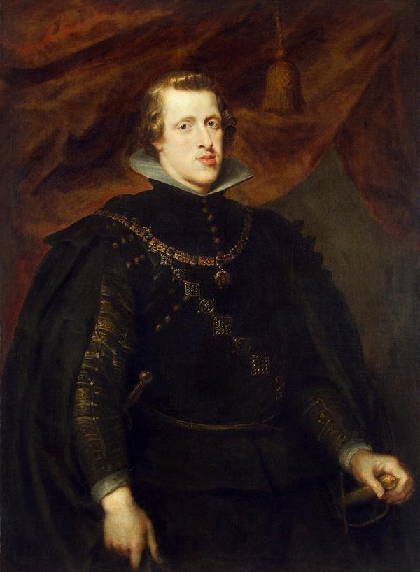 pieter paul rubens portrait of king philip iv 飞利浦四世画像